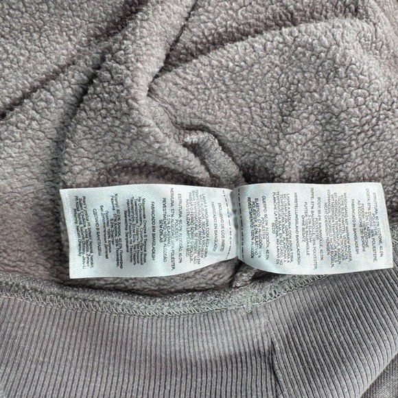 Gray Columbia Rush Valley long hoodie Women Gray Fleece Lined Size L - Picture 7 of 10